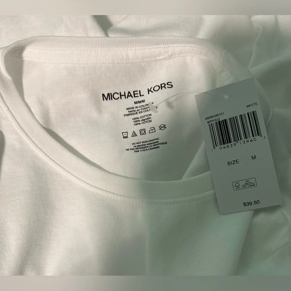 New Michael Kors men T-shirts, size medium cotton - Picture 3 of 3